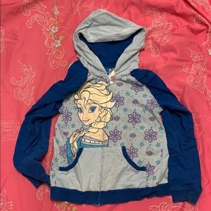 Girls/kids Elsa zip up hoodie